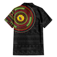 Cameroon Family Matching Mermaid Dress and Hawaiian Shirt African Tribal Pattern