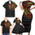 Cameroon Family Matching Short Sleeve Bodycon Dress and Hawaiian Shirt African Tribal Pattern