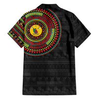 Cameroon Family Matching Summer Maxi Dress and Hawaiian Shirt African Tribal Pattern