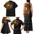 Cameroon Family Matching Tank Maxi Dress and Hawaiian Shirt African Tribal Pattern