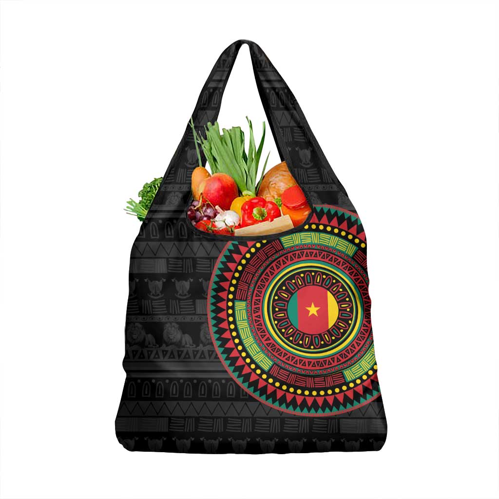 Cameroon Grocery Bag African Tribal Pattern
