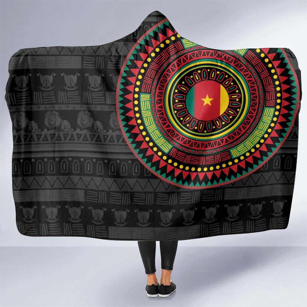 Cameroon Hooded Blanket African Tribal Pattern
