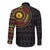 Cameroon Long Sleeve Button Shirt African Tribal Pattern