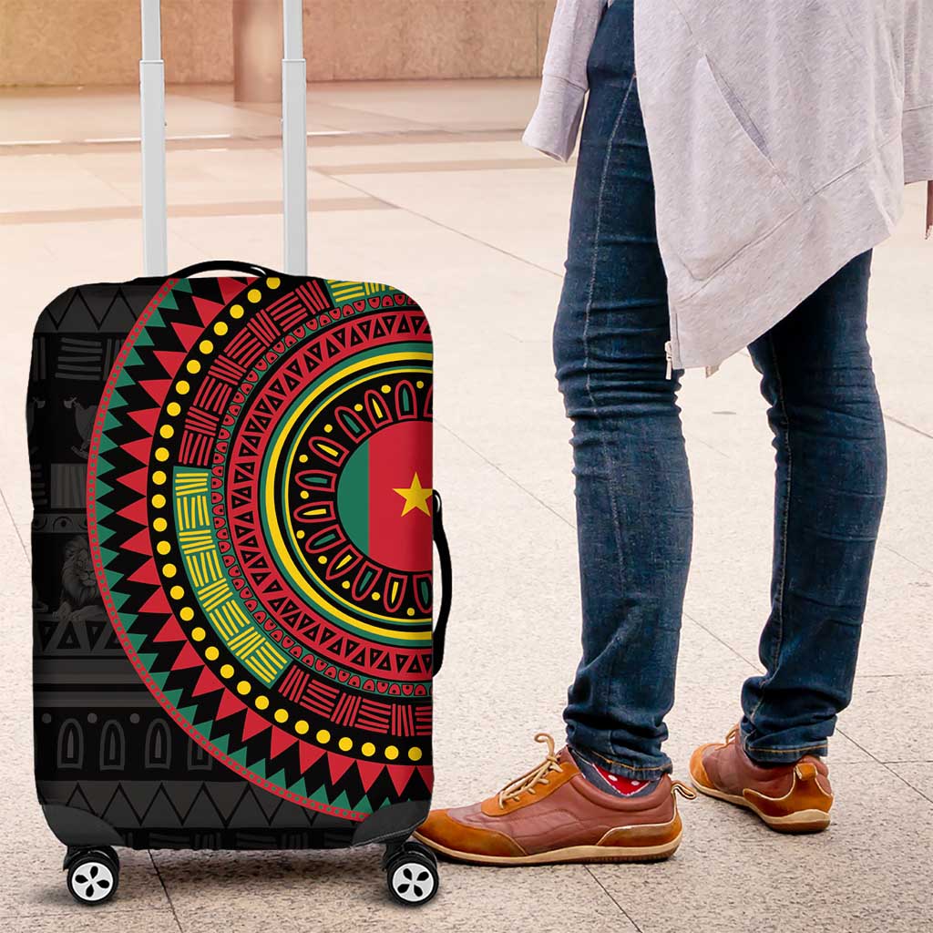 Cameroon Luggage Cover African Tribal Pattern
