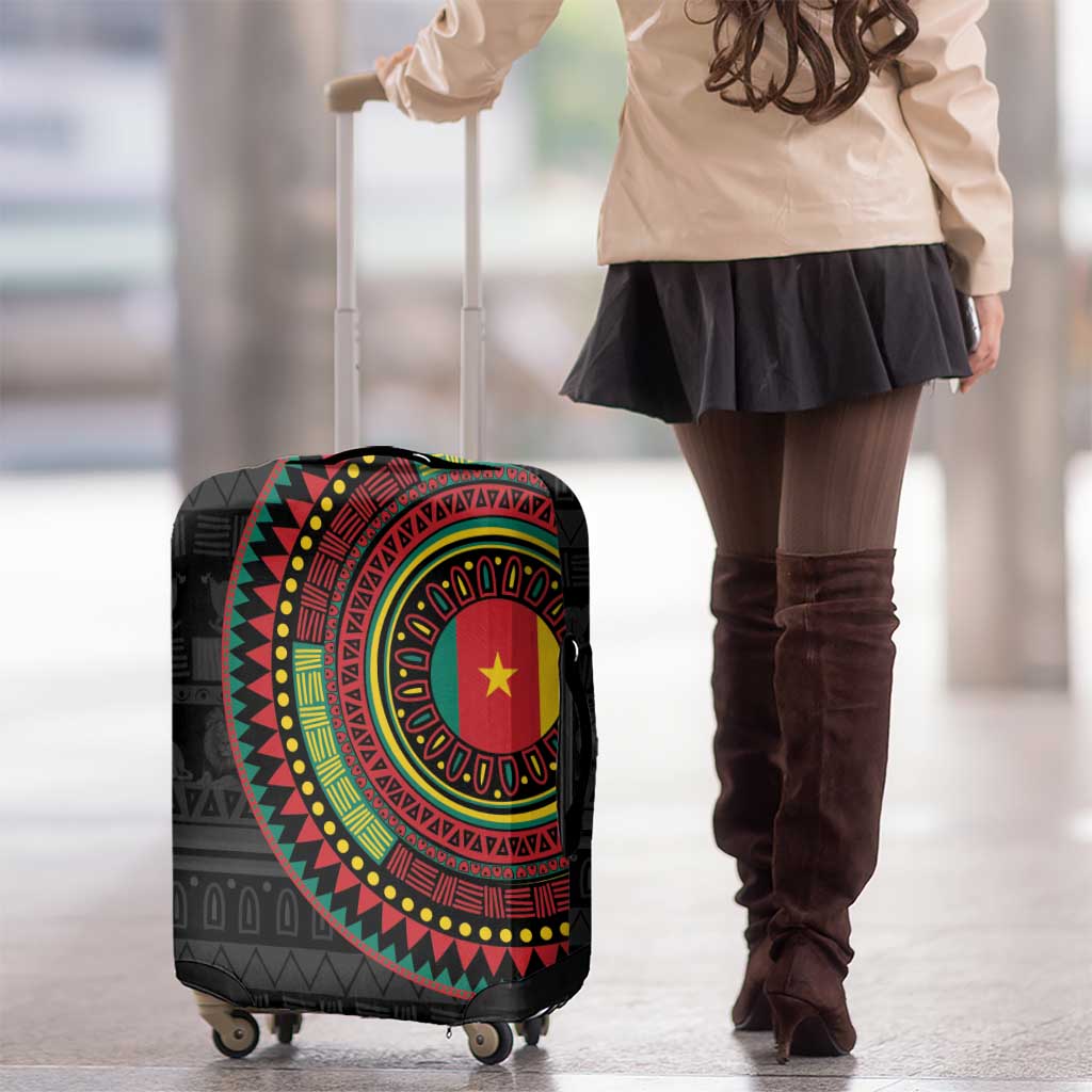 Cameroon Luggage Cover African Tribal Pattern
