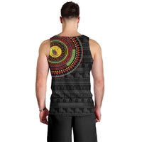 Cameroon Men Tank Top African Tribal Pattern