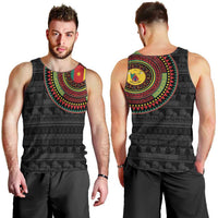 Cameroon Men Tank Top African Tribal Pattern