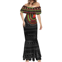 Cameroon Mermaid Dress African Tribal Pattern