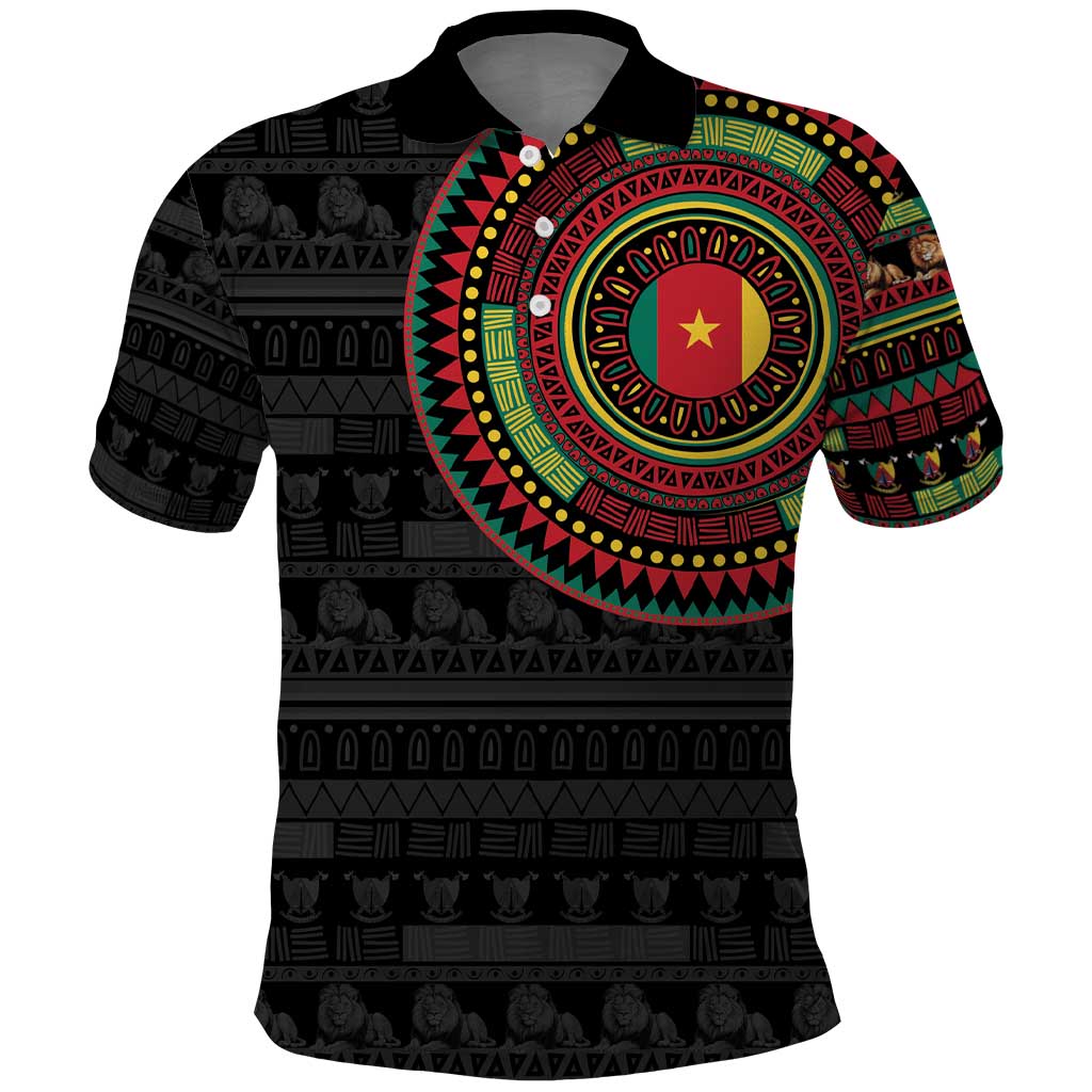 Cameroon Polo Shirt African Tribal Pattern
