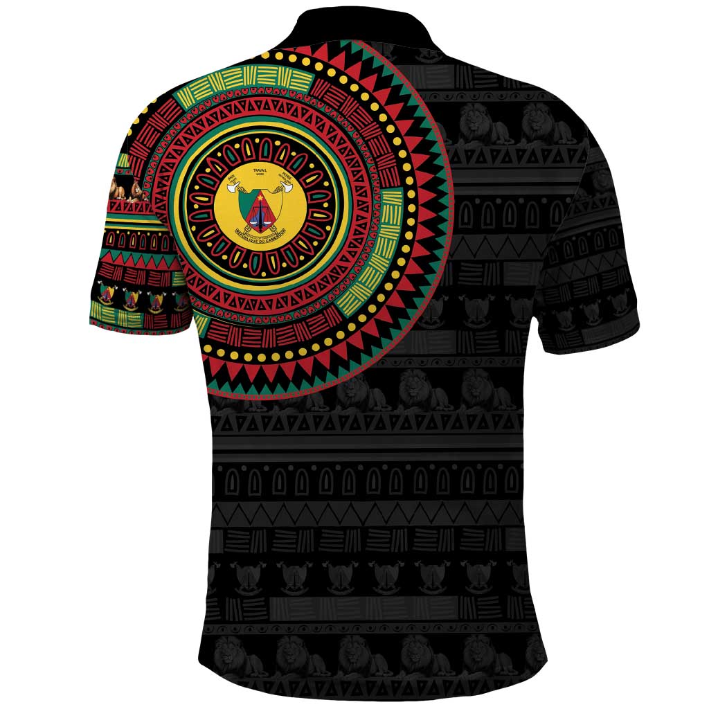 Cameroon Polo Shirt African Tribal Pattern