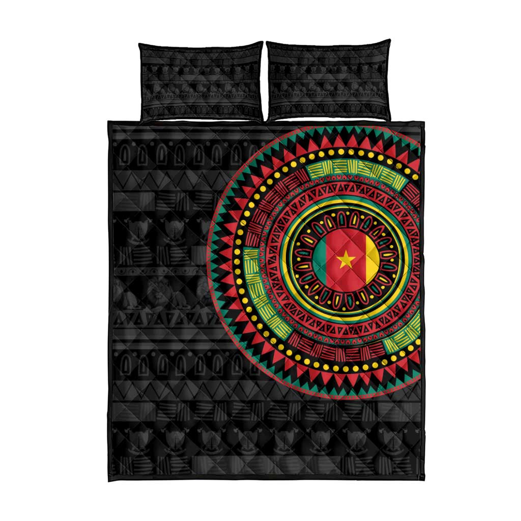Cameroon Quilt Bed Set African Tribal Pattern