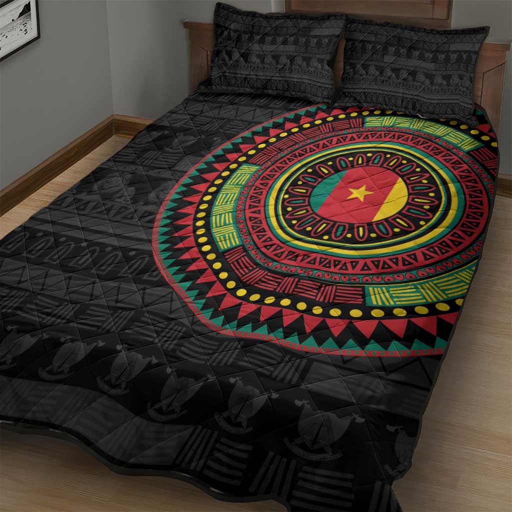 Cameroon Quilt Bed Set African Tribal Pattern