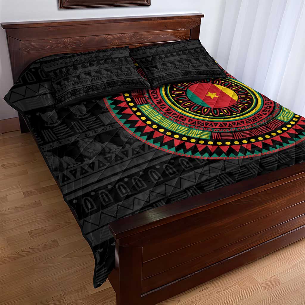 Cameroon Quilt Bed Set African Tribal Pattern