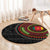 Cameroon Round Carpet African Tribal Pattern