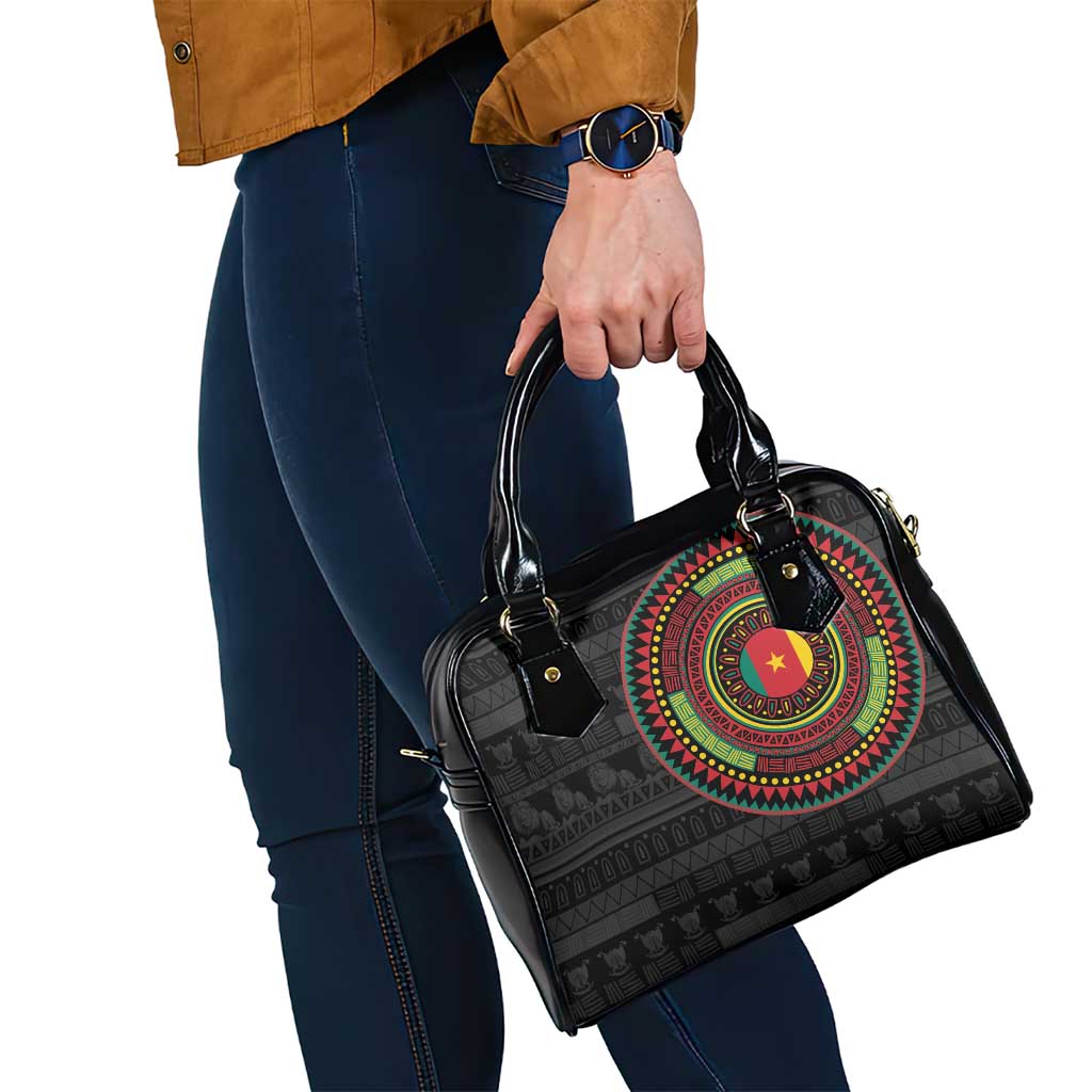 Cameroon Shoulder Handbag African Tribal Pattern