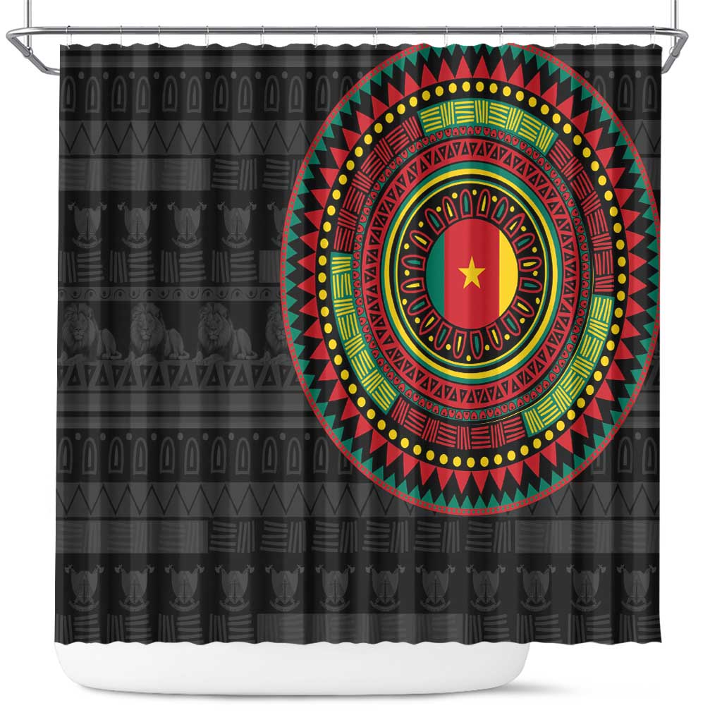 Cameroon Shower Curtain African Tribal Pattern