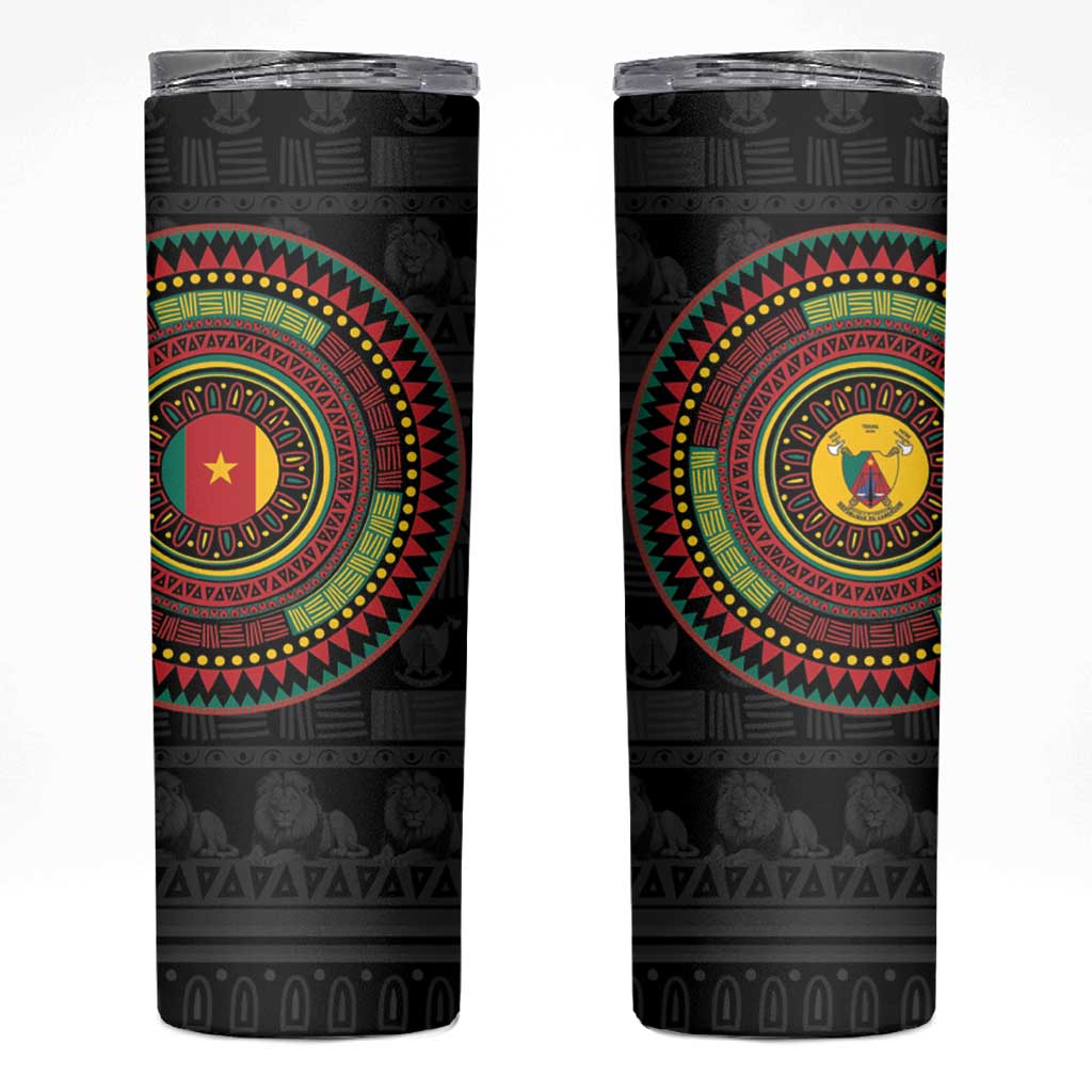 Cameroon Skinny Tumbler African Tribal Pattern