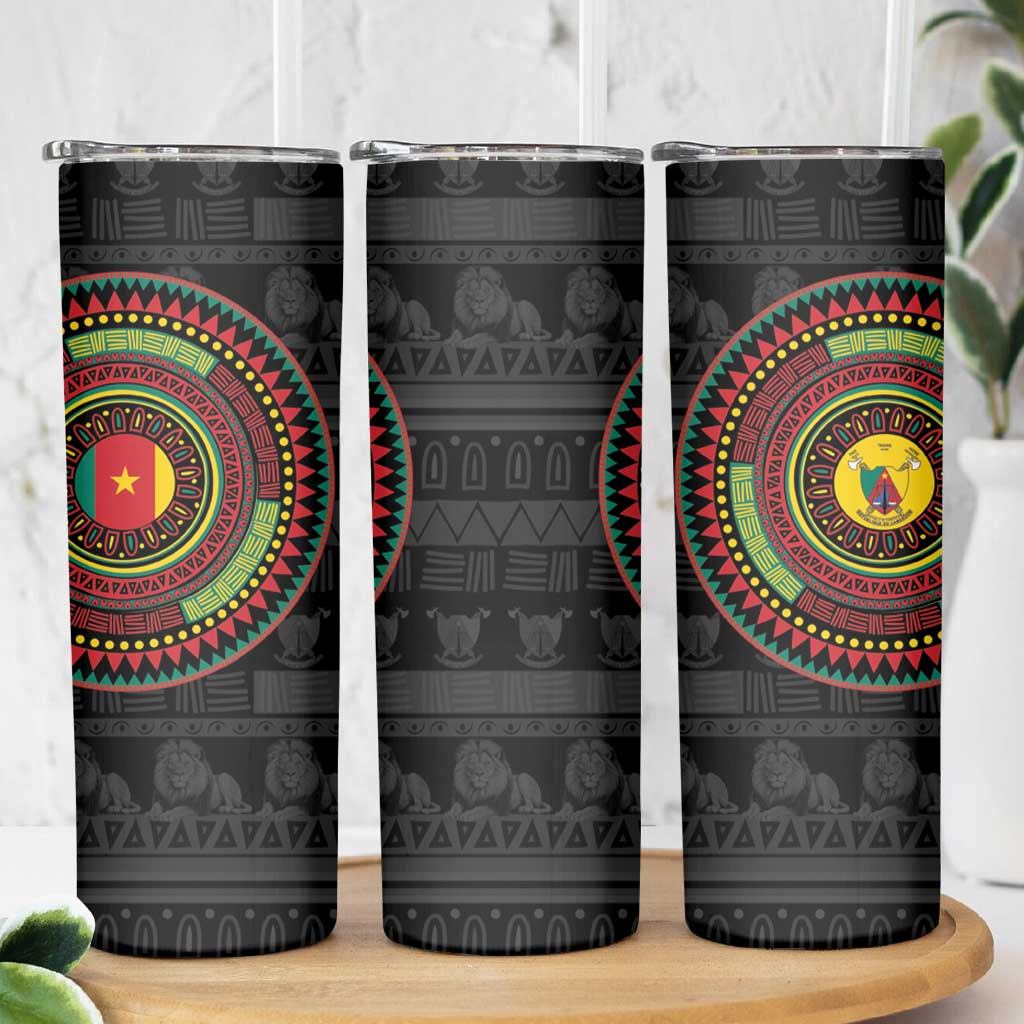 Cameroon Skinny Tumbler African Tribal Pattern