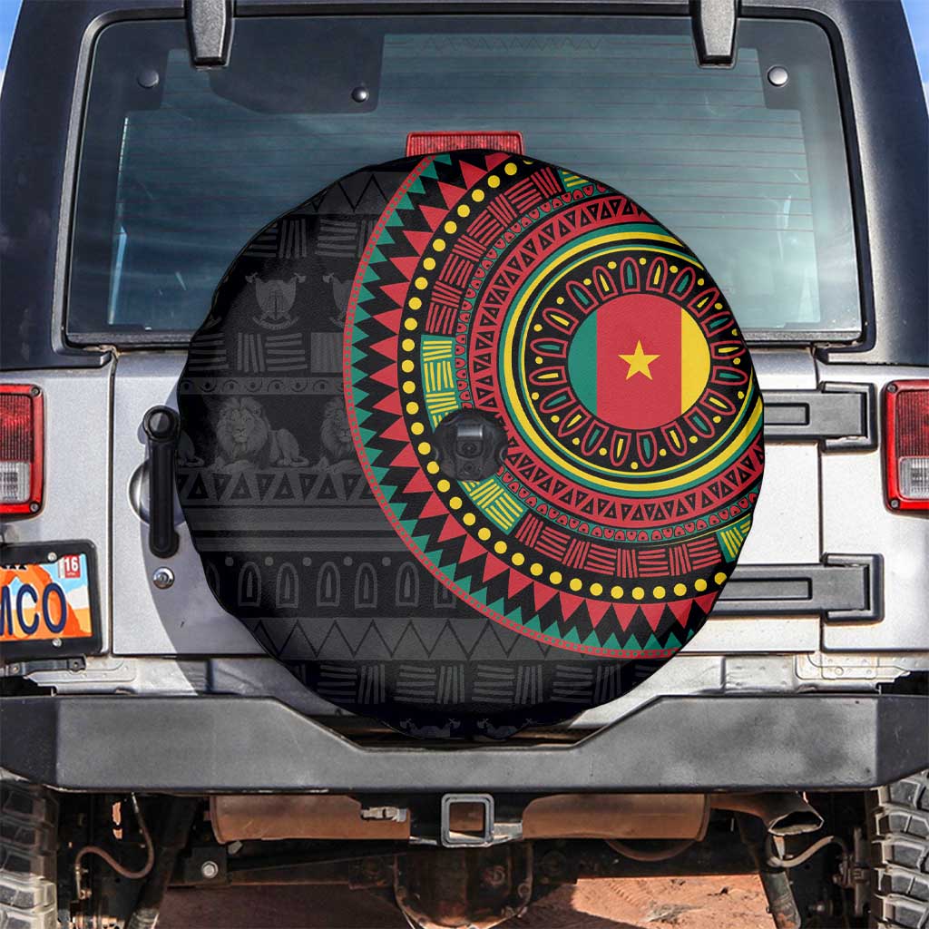 Cameroon Spare Tire Cover African Tribal Pattern