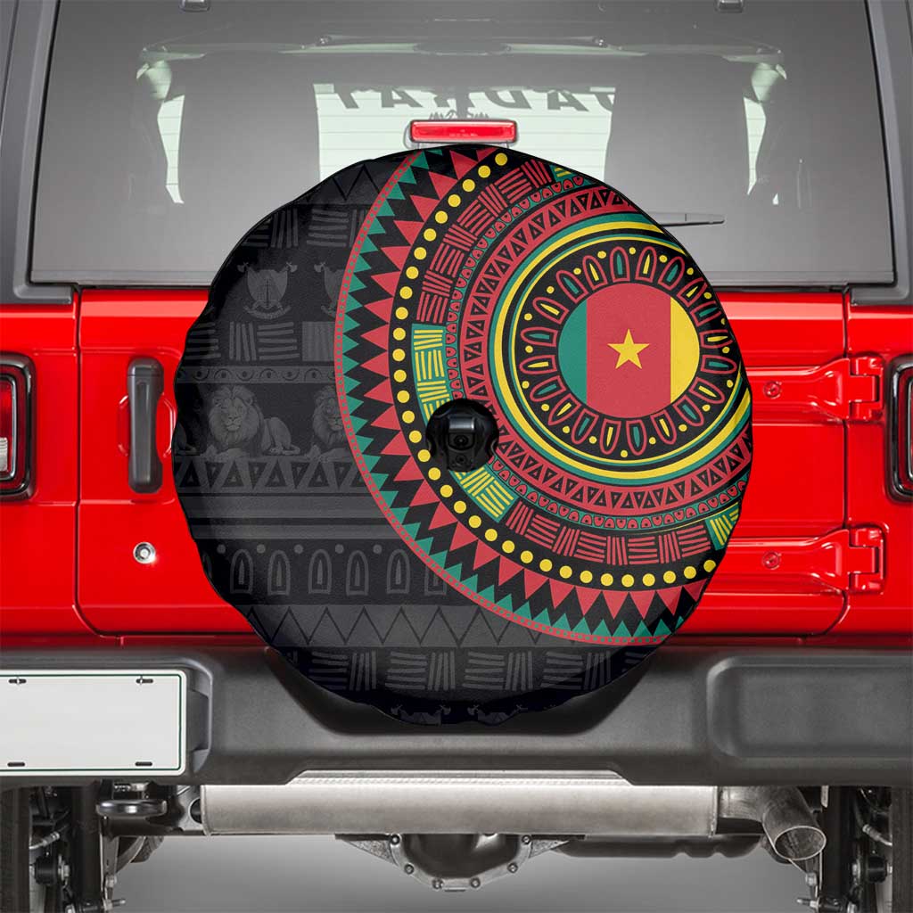 Cameroon Spare Tire Cover African Tribal Pattern