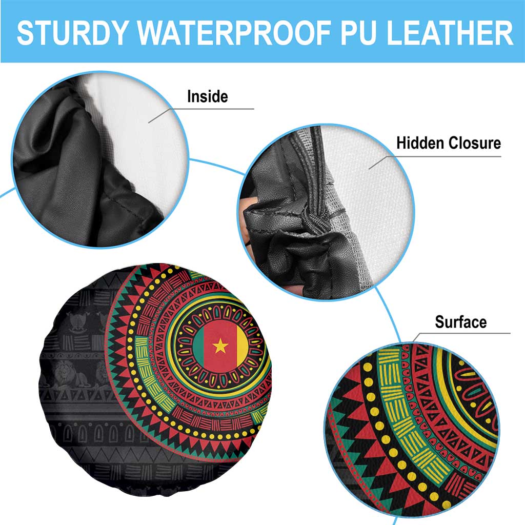 Cameroon Spare Tire Cover African Tribal Pattern