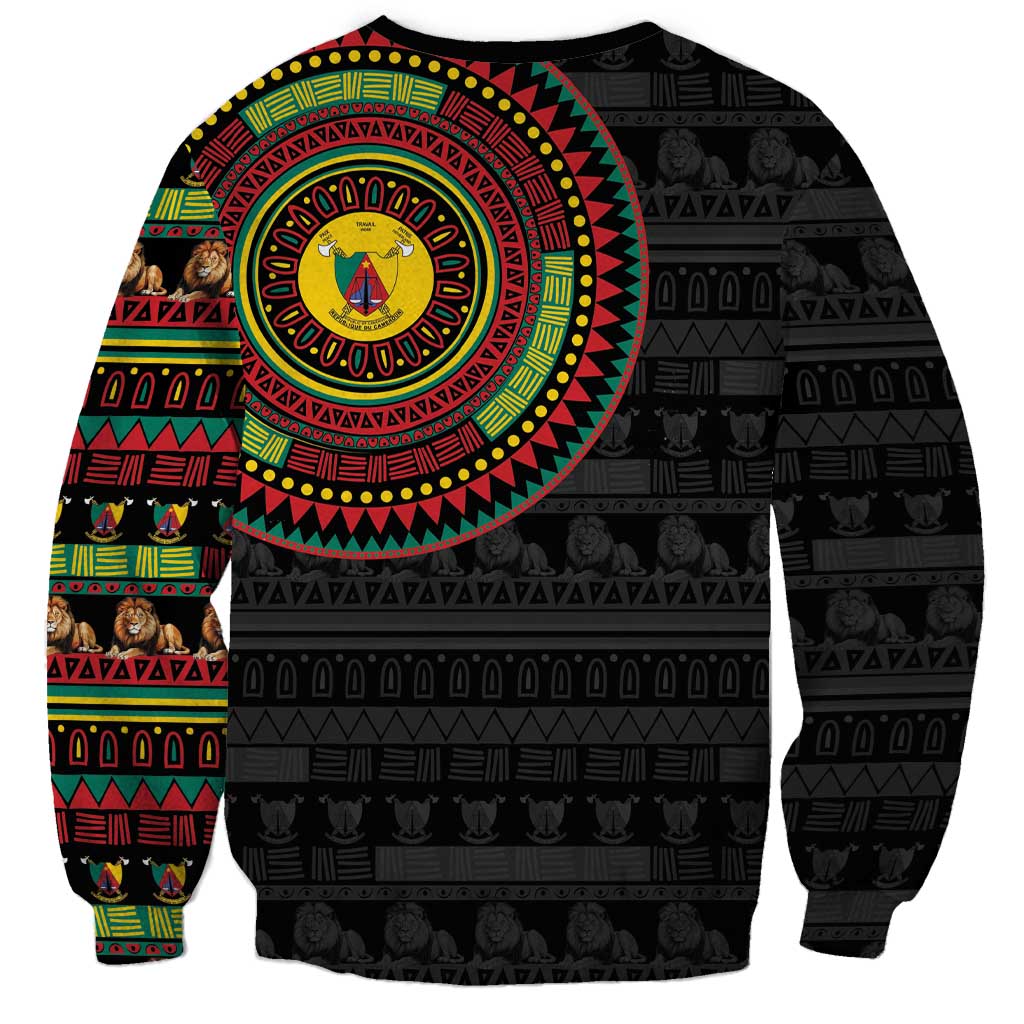 Cameroon Sweatshirt African Tribal Pattern