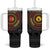 Cameroon Tumbler With Handle African Tribal Pattern