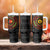 Cameroon Tumbler With Handle African Tribal Pattern