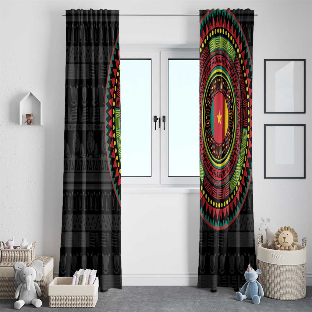 Cameroon Window Curtain African Tribal Pattern