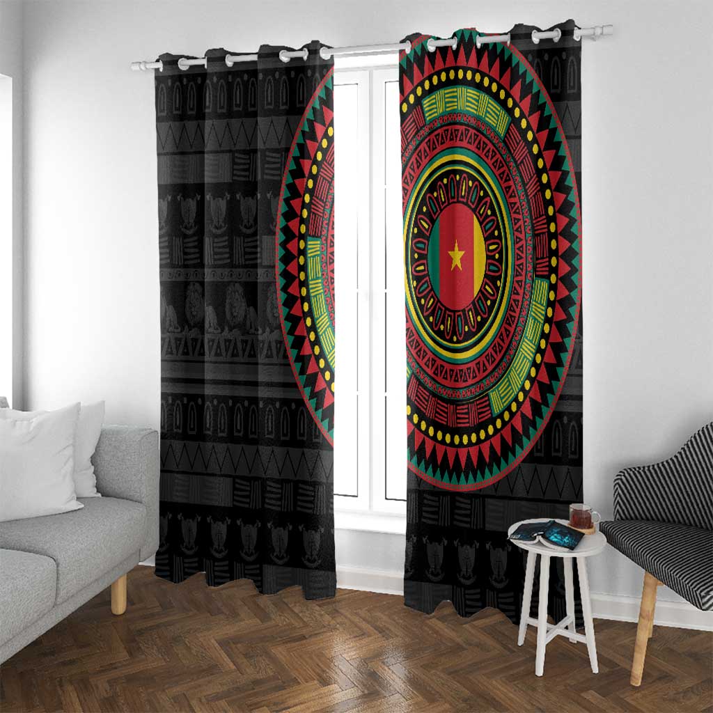 Cameroon Window Curtain African Tribal Pattern