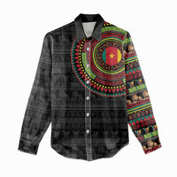 Cameroon Women Casual Shirt African Tribal Pattern