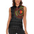 Cameroon Women Sleeveless Polo Shirt African Tribal Pattern