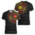 Cameroon Women V-Neck T-Shirt African Tribal Pattern
