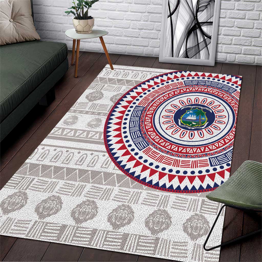Liberia Area Rug African Tribal Pattern