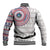Liberia Baseball Jacket African Tribal Pattern