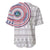 Liberia Baseball Jersey African Tribal Pattern