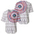 Liberia Baseball Jersey African Tribal Pattern
