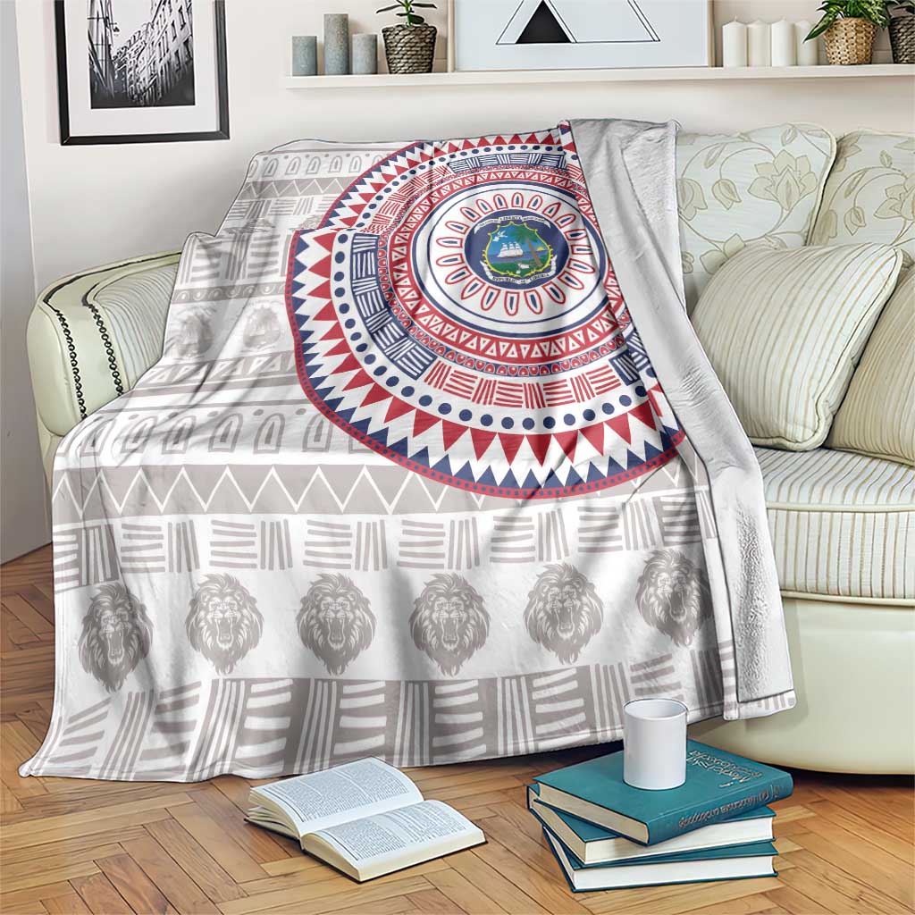 Liberia Blanket African Tribal Pattern