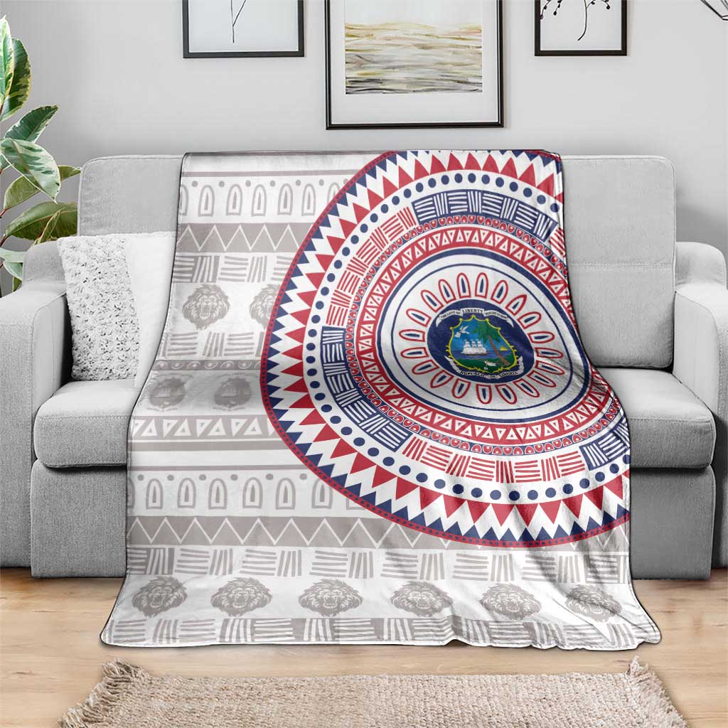 Liberia Blanket African Tribal Pattern
