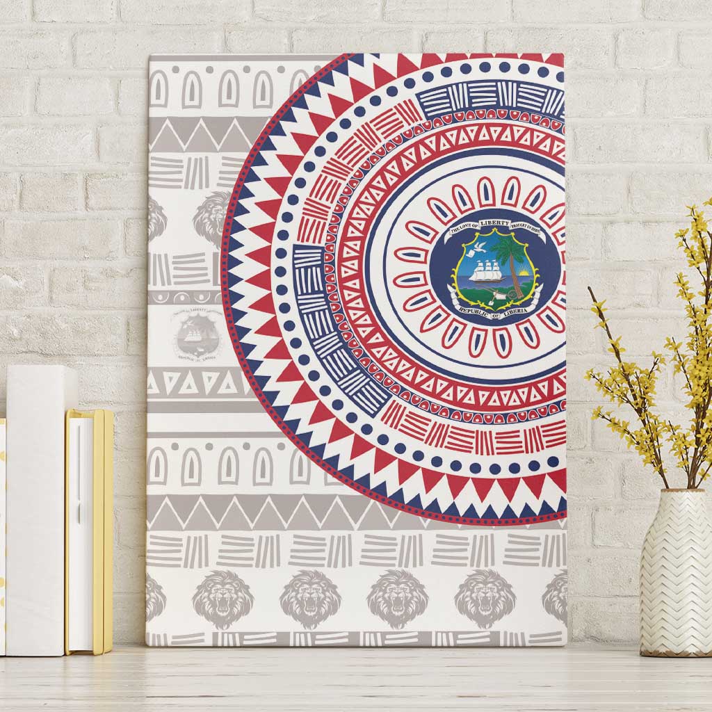 Liberia Canvas Wall Art African Tribal Pattern