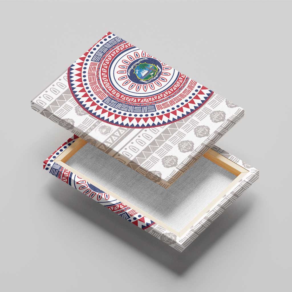 Liberia Canvas Wall Art African Tribal Pattern