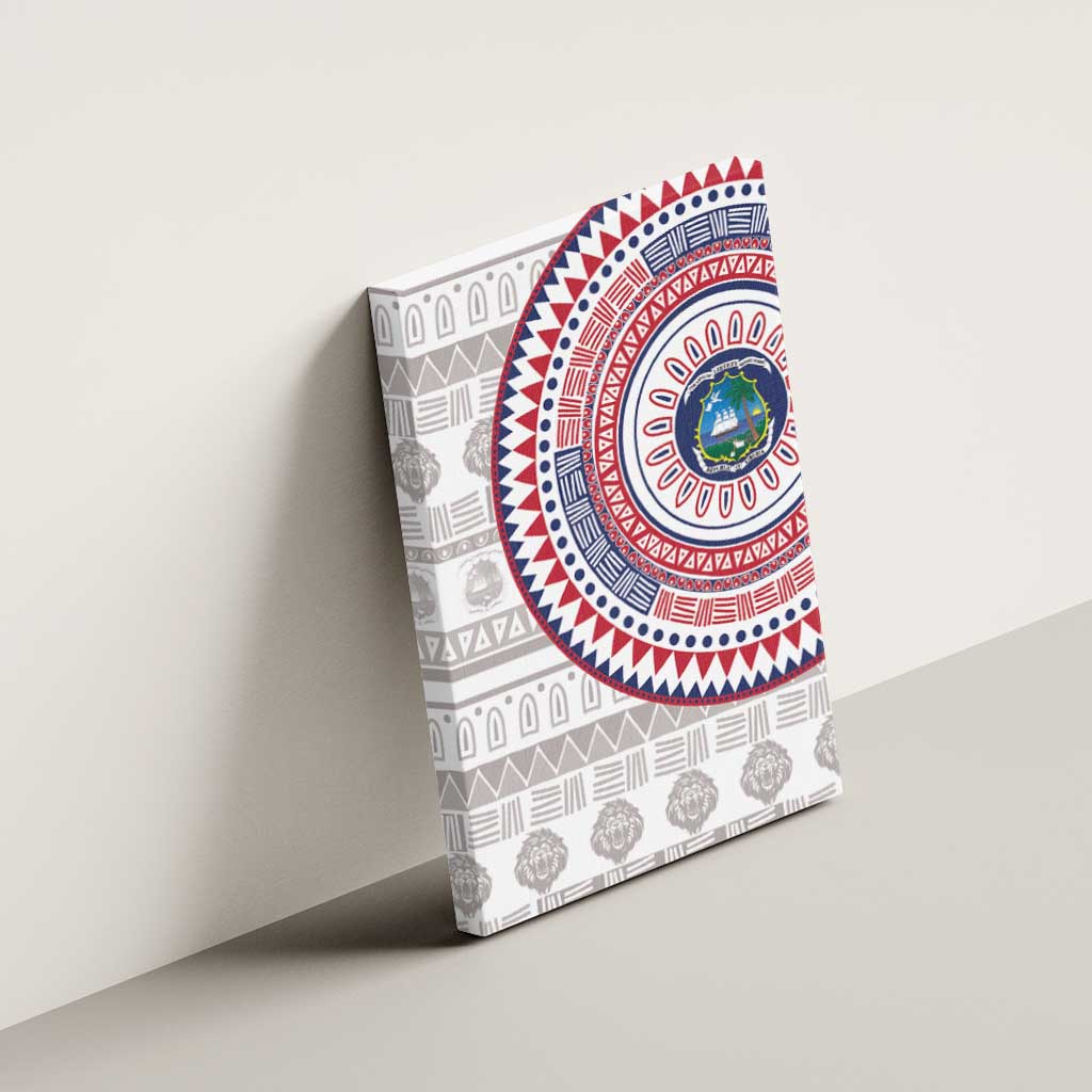 Liberia Canvas Wall Art African Tribal Pattern