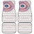 Liberia Car Mats African Tribal Pattern