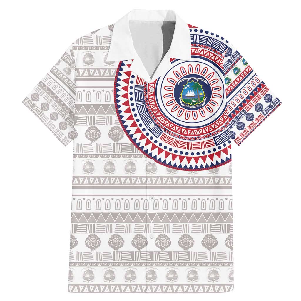 Liberia Family Matching Mermaid Dress and Hawaiian Shirt African Tribal Pattern