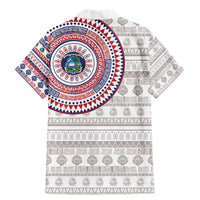 Liberia Family Matching Mermaid Dress and Hawaiian Shirt African Tribal Pattern