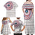 Liberia Family Matching Off Shoulder Maxi Dress and Hawaiian Shirt African Tribal Pattern