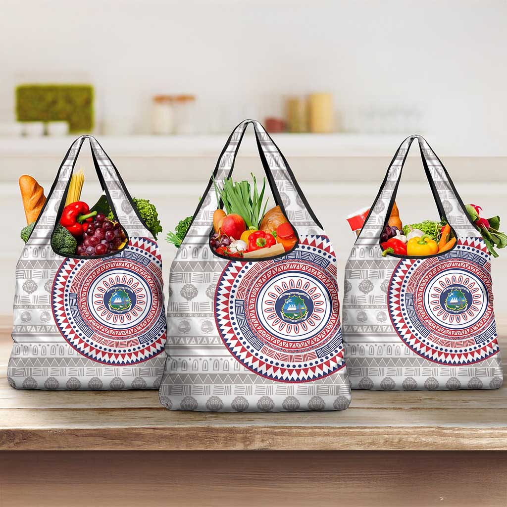 Liberia Grocery Bag African Tribal Pattern