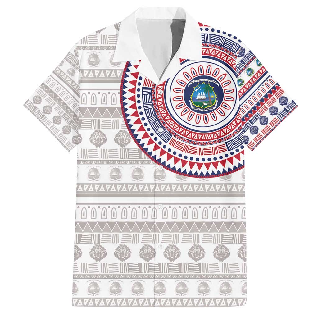 Liberia Hawaiian Shirt African Tribal Pattern
