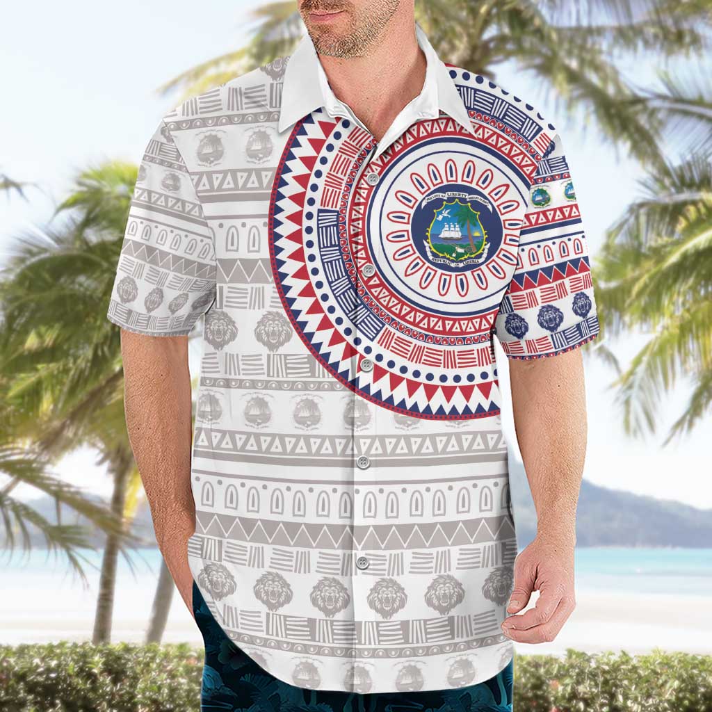 Liberia Hawaiian Shirt African Tribal Pattern