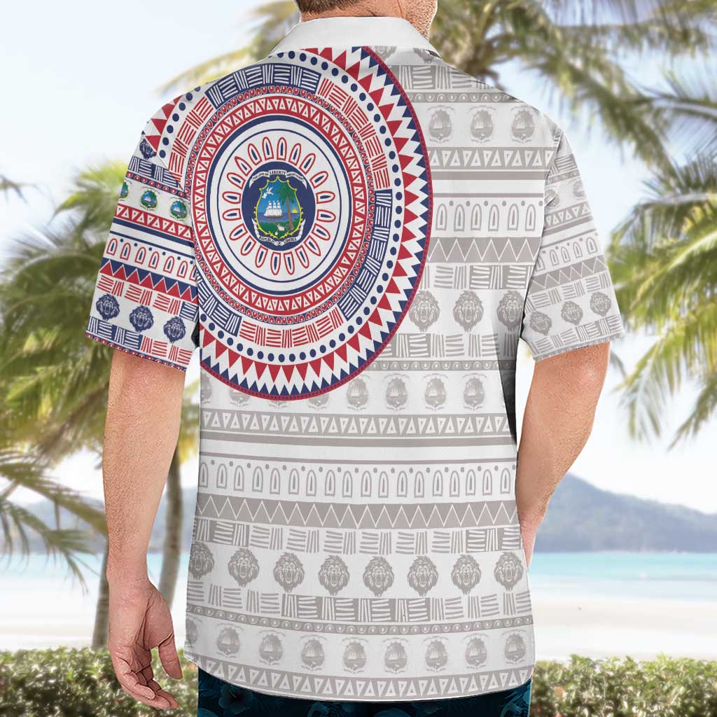 Liberia Hawaiian Shirt African Tribal Pattern